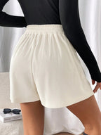 High waisted corduroy shorts offering stylish comfort and versatile wear for casual summer outfits