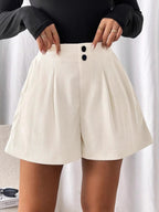 High waisted corduroy shorts offering stylish comfort and versatile wear for casual summer outfits