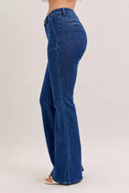 High waist flare jeans providing stylish and comfortable denim fit for every occasion