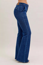 High waist flare jeans providing stylish and comfortable denim fit for every occasion