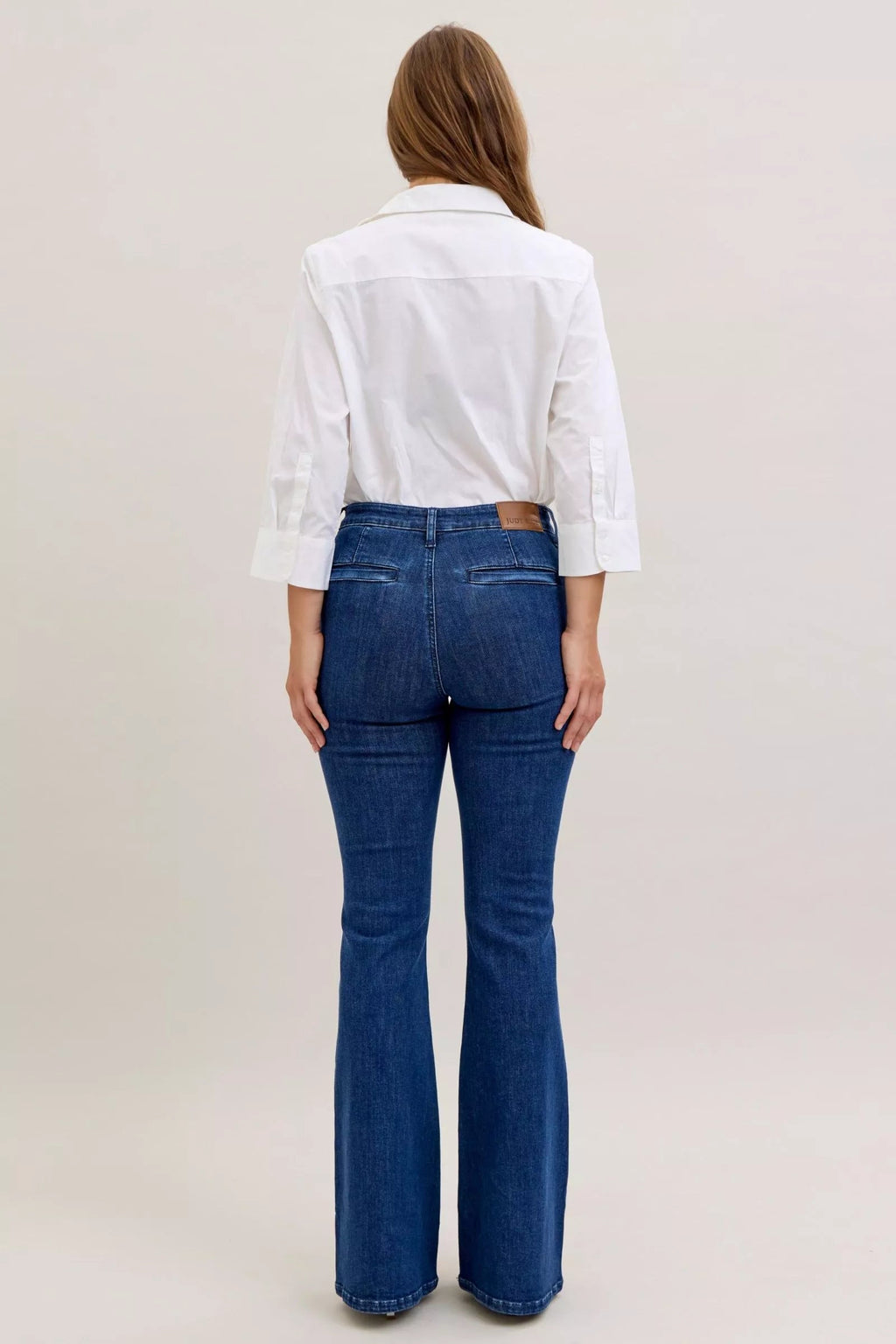 High waist flare jeans providing stylish and comfortable denim fit for every occasion