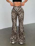 High waist leopard print skirt perfect for stylish and trendy fashion statements