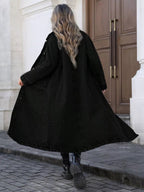 Longline Button-Front Denim Jacket.