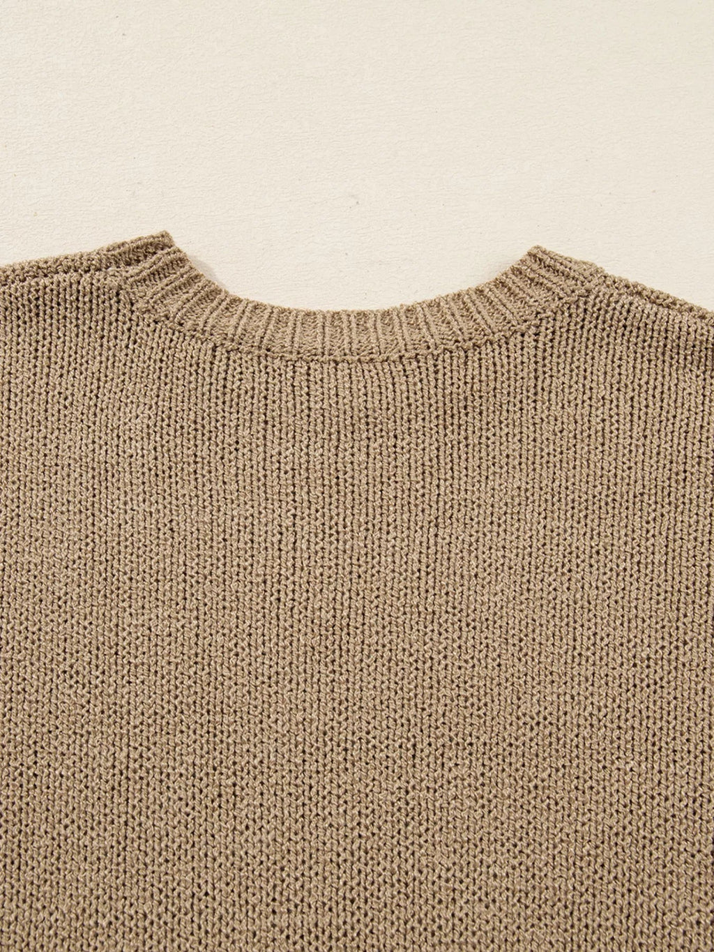 Oversize Drop Shoulder Slouchy Sweater Dress.