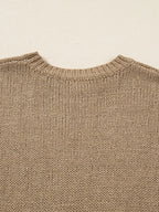 Oversize Drop Shoulder Slouchy Sweater Dress.