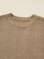 Oversize Drop Shoulder Slouchy Sweater Dress.