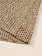 Oversize Drop Shoulder Slouchy Sweater Dress.