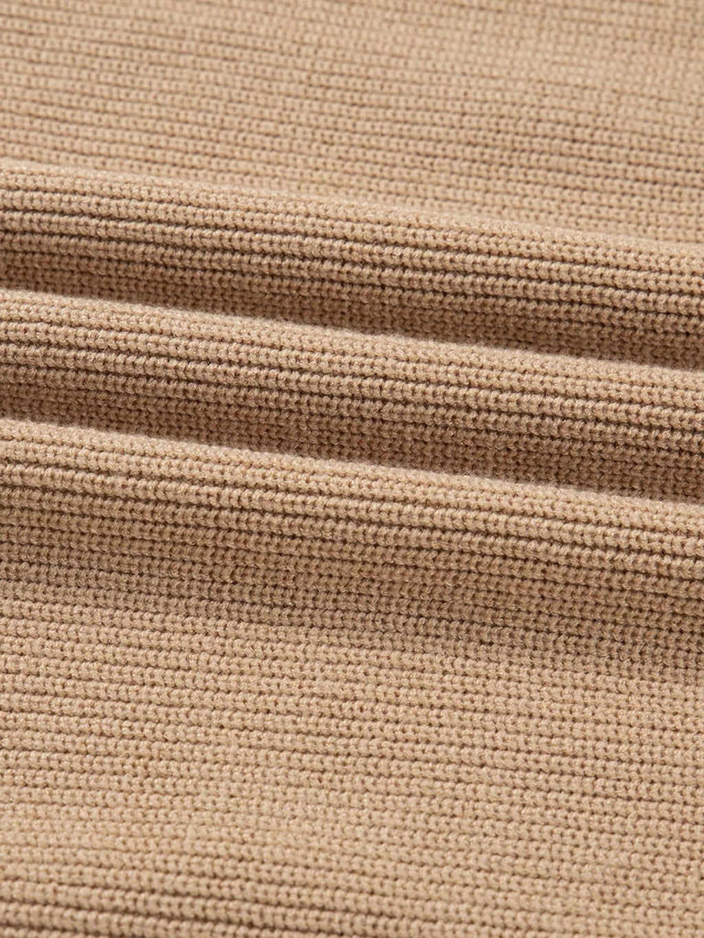 Pearl Embellished Keyhole Ribbed Sweater Dress.