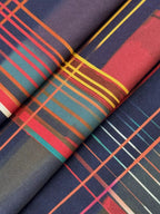 Plaid Button Front Maxi Shirt Dress.