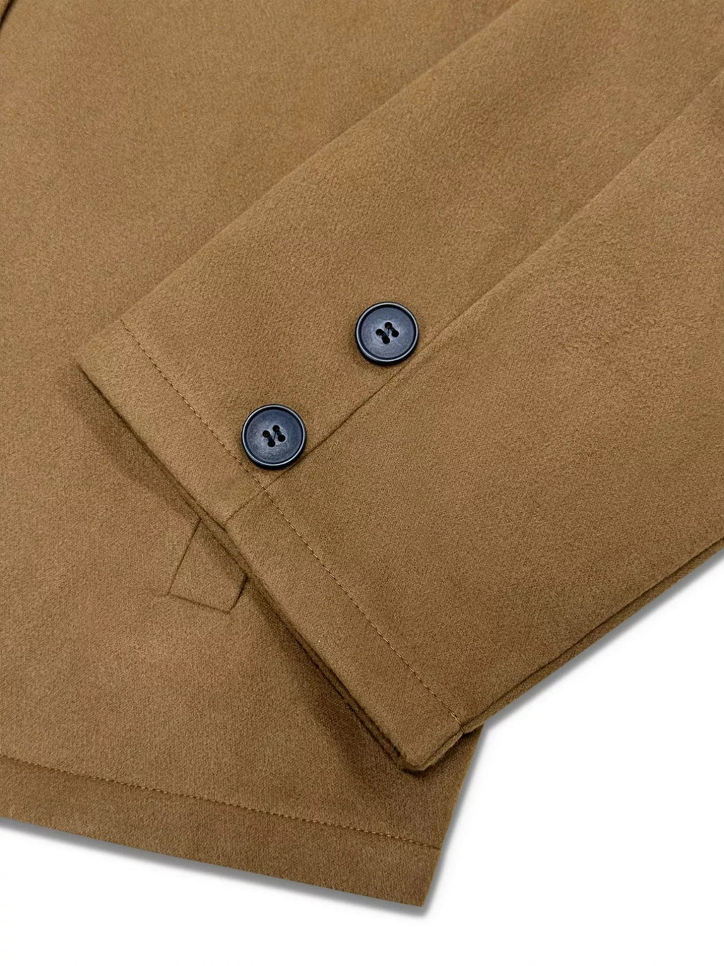 Plus Size Button-Down Cropped Outerwear.