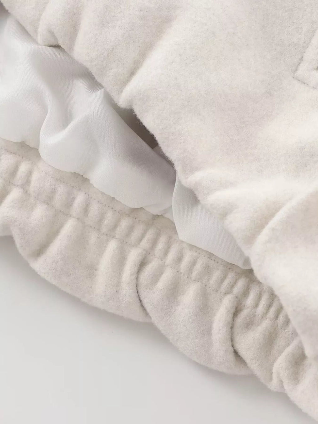 Plus Size Casual Fleece Zip-Up Bomber Jacket.