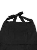 Elegant plus size halter neck mini dress, perfect for stylish and comfortable occasions