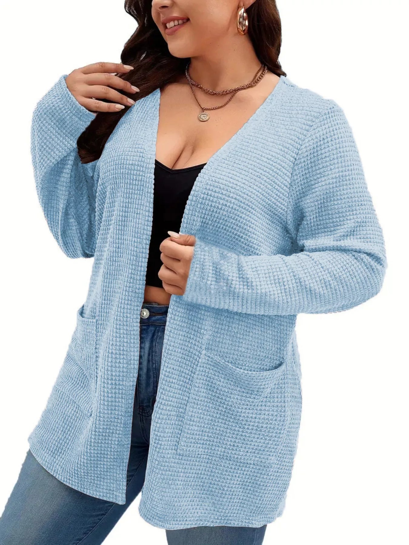 Elegant plus size cardigans showcasing stylish and comfortable fashion options for all occasions