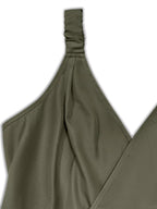 Elegant plus size wide leg jumpsuit, stylish and comfortable fashion choice