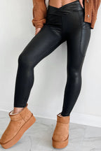Stylish pocketed leggings designed for comfort and practicality, perfect for everyday wear