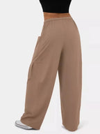 Relaxed fit drawstring pants offering comfort and style for casual and formal wear, ideal for everyday use.