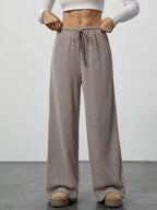 Relaxed fit wide leg pants offering comfort and style for a modern wardrobe.