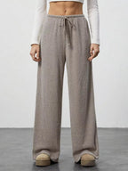 Relaxed fit wide leg pants offering comfort and style for a modern wardrobe.