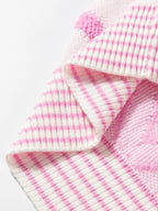 Rhombus Pattern Knit Open Front Pocketed Cardigans.