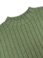 Ribbed Knit A-Line Midi Dress.