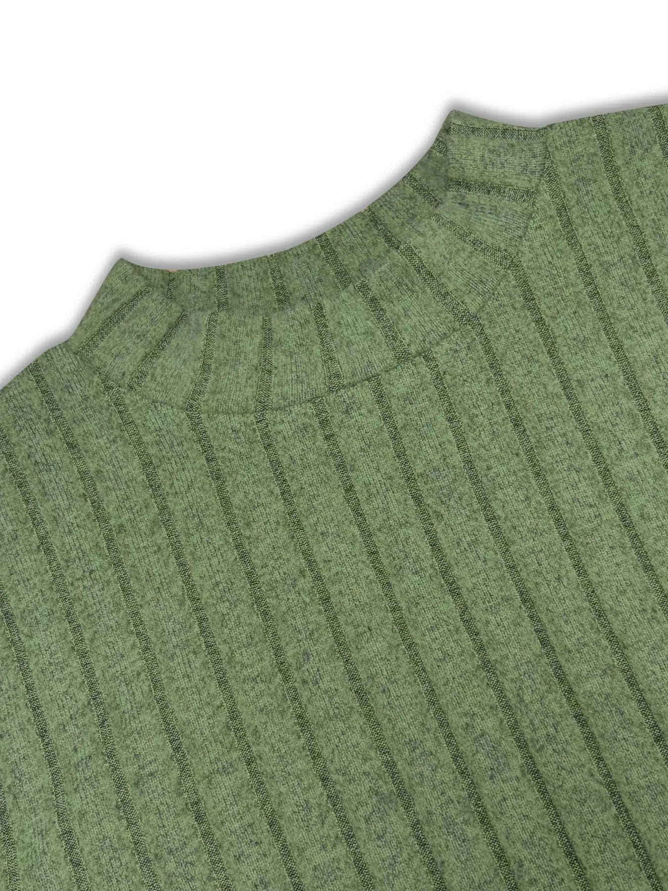 Ribbed Knit A-Line Midi Dress.