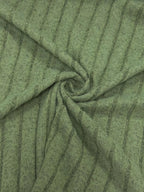 Ribbed Knit A-Line Midi Dress.