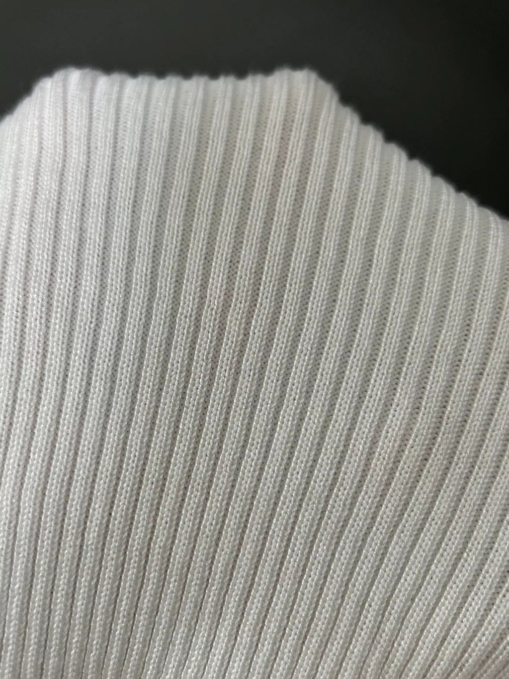 Ribbed Knit Contrast Trim Sweater Dress.