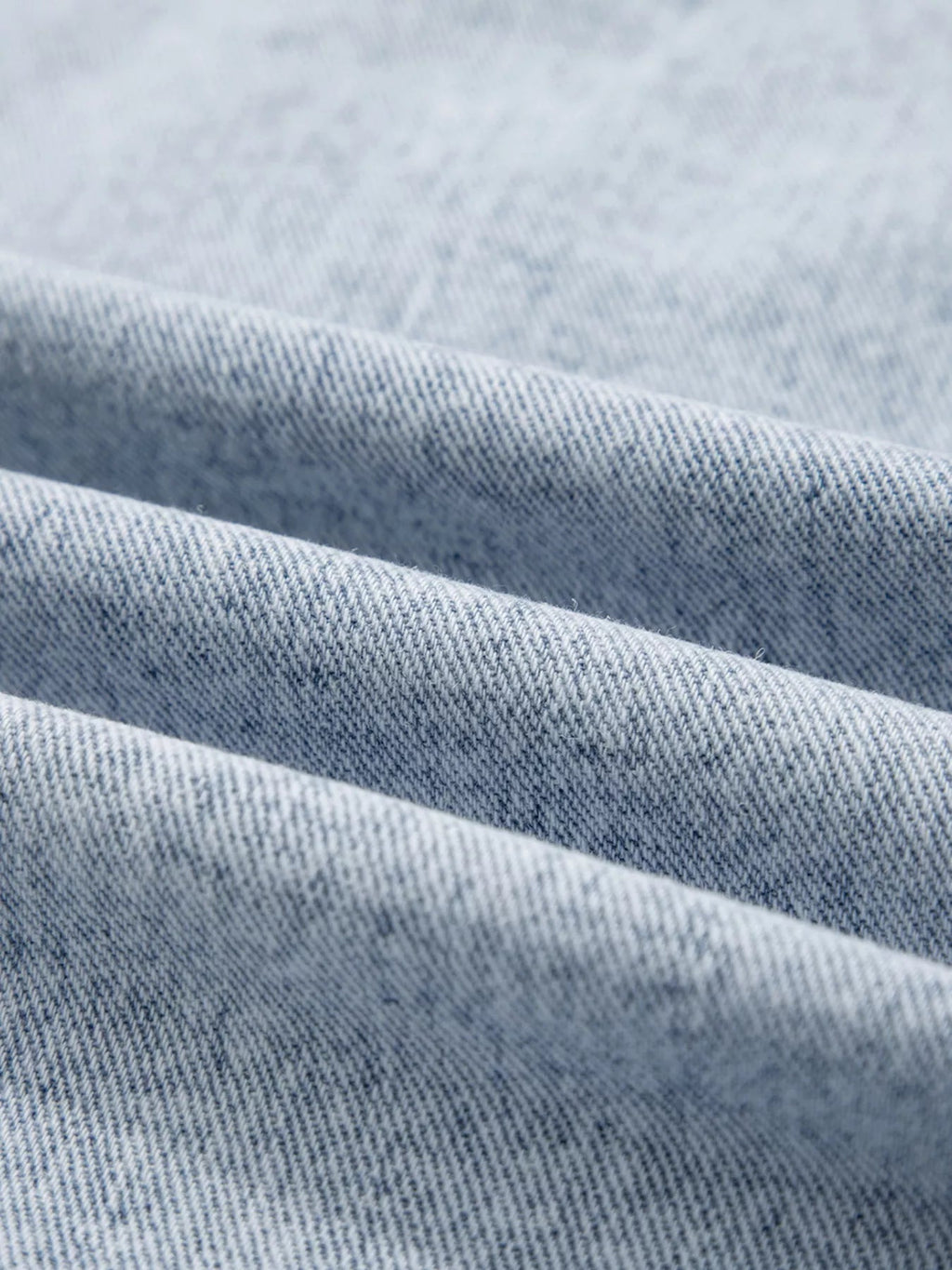 Scalloped Trim Patch Pocket Button Front Denim Vest.