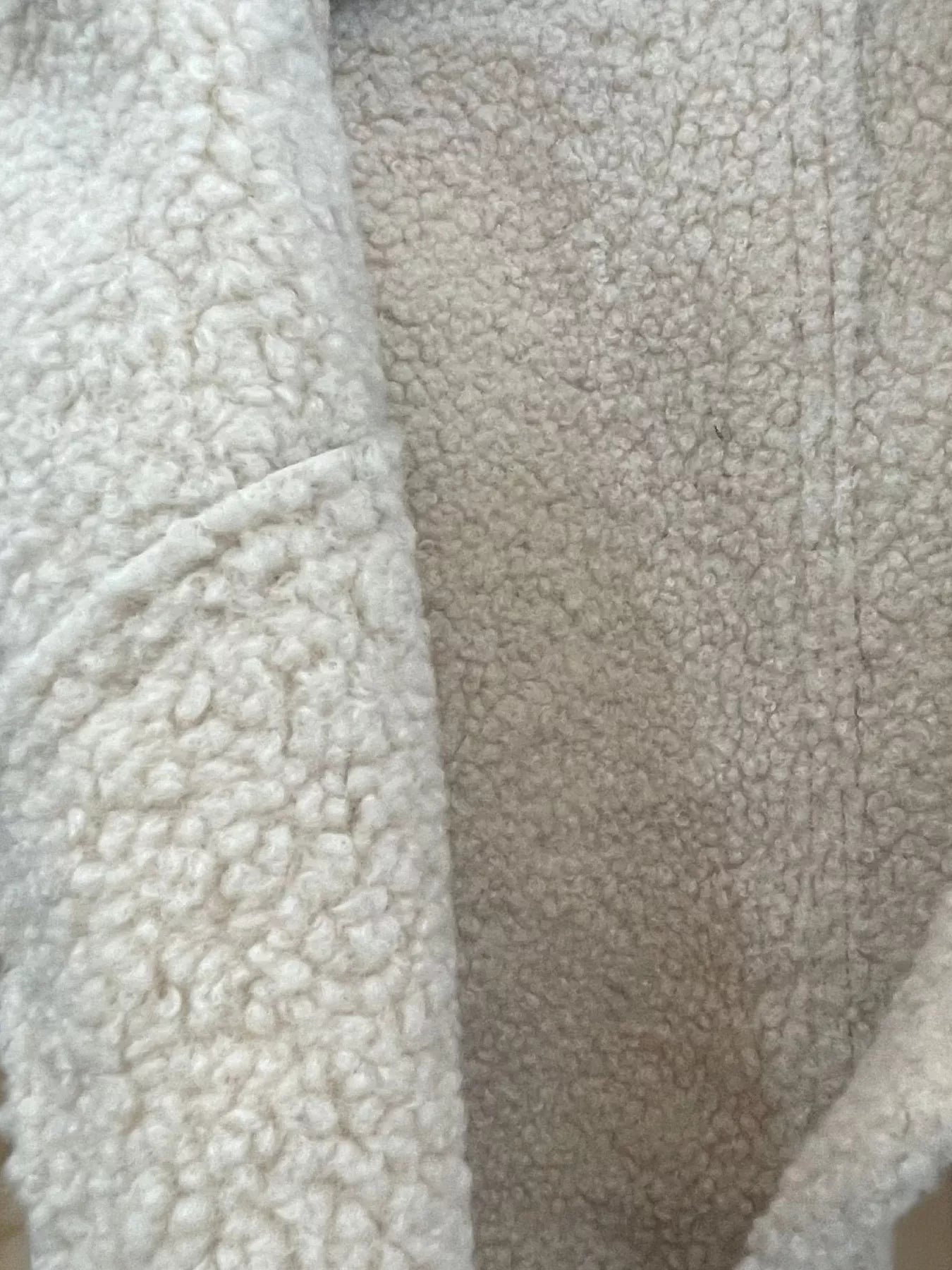 Sherpa Trim Cropped Jacket.