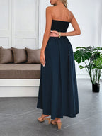 Smocked Tube Maxi Dress.