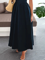 Smocked Tube Maxi Dress.