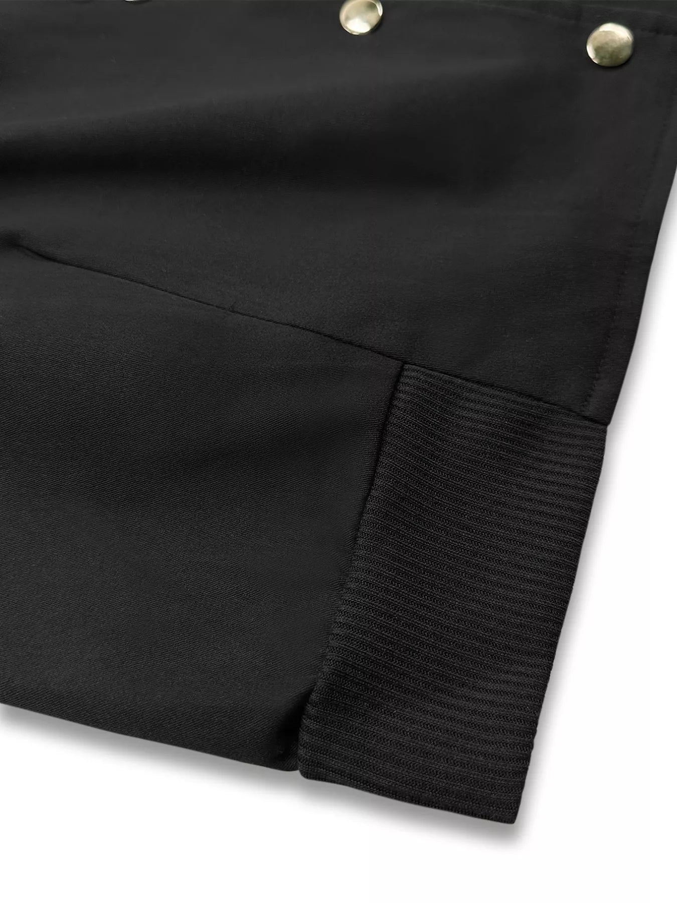 Snap Down Cropped Bomber Jacket.