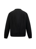 Snap Down Cropped Bomber Jacket.