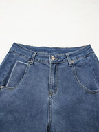 Wide leg jeans offering ultimate comfort and stylish fit for everyday wear, enhancing both fashion and ease.