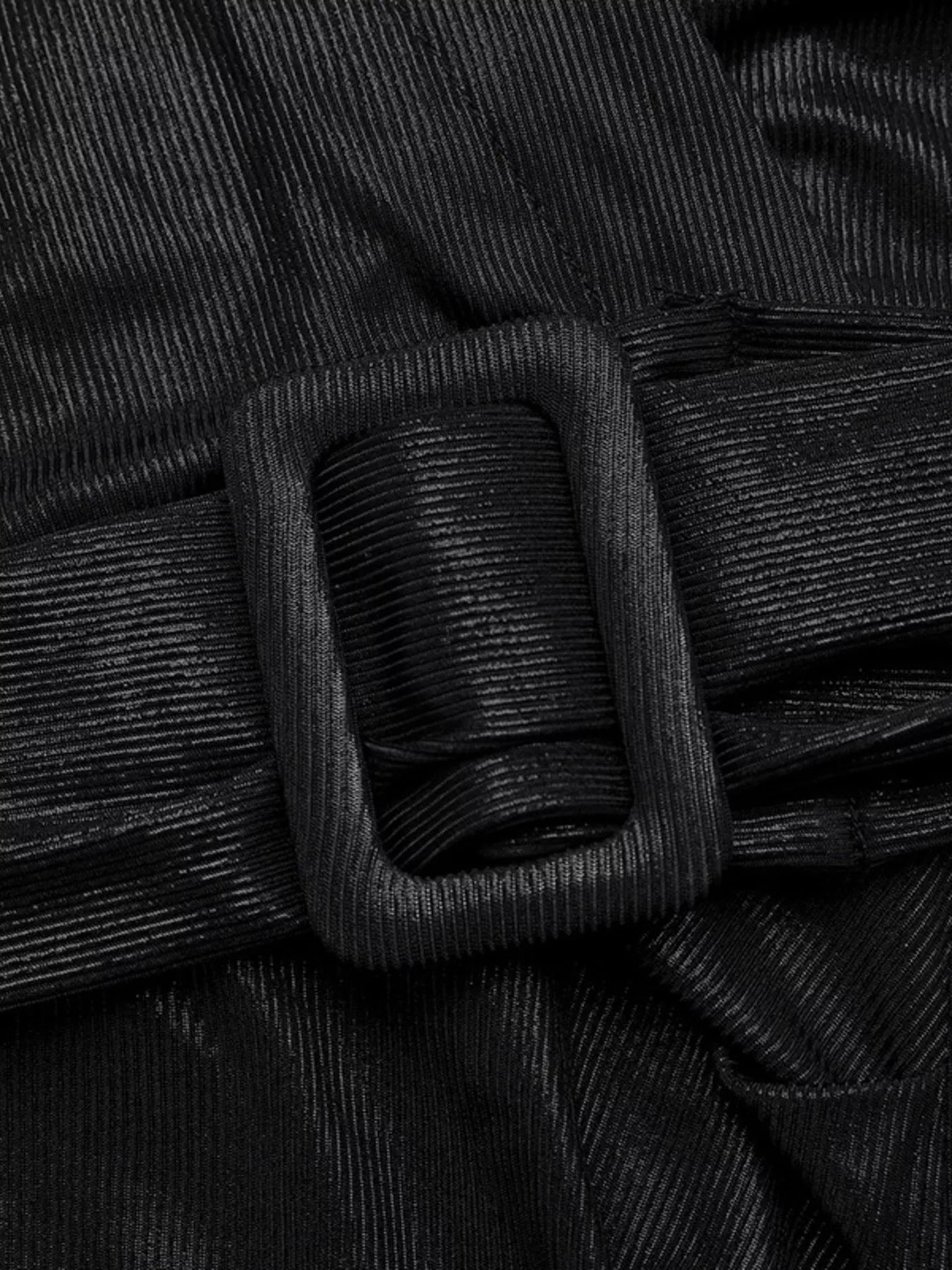 Surplice Long Sleeve Midi Dress.