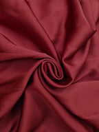 Surplice Satin Long Sleeve Dress.