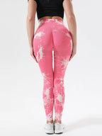 Tie - Dye High Waist Active Leggings