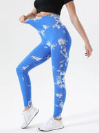 Tie - Dye High Waist Active Leggings