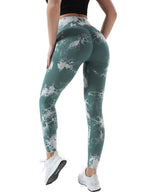 High waist tie-dye leggings offering stylish comfort and vibrant design for active wear