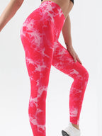 Tie - Dye High Waist Active Leggings