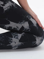High waist tie-dye leggings offering stylish comfort and vibrant design for active wear