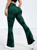 High waist tie-dye leggings offering comfort and style for a modern athletic look