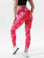 Tie - Dye High Waist Active Leggings
