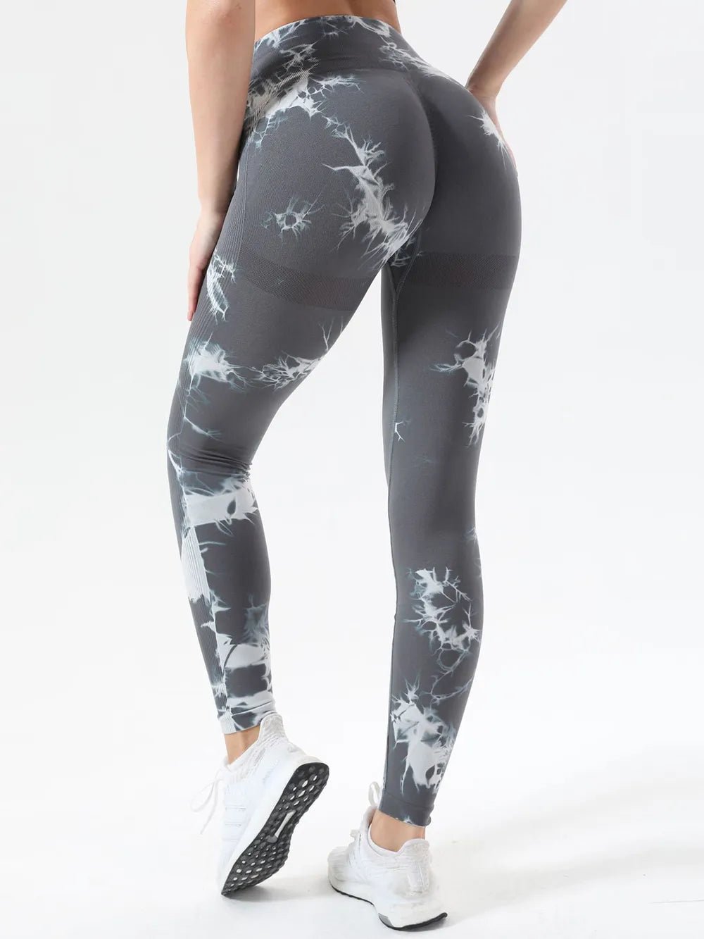 High waist tie-dye leggings offering stylish comfort and vibrant design for active wear