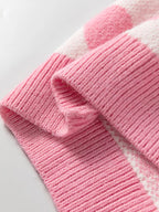 Valentine Heart Round Neck Sweater.