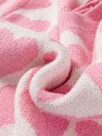 Valentine Heart Round Neck Sweater.