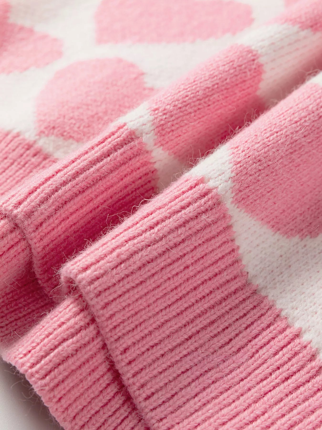 Valentine Heart Round Neck Sweater.