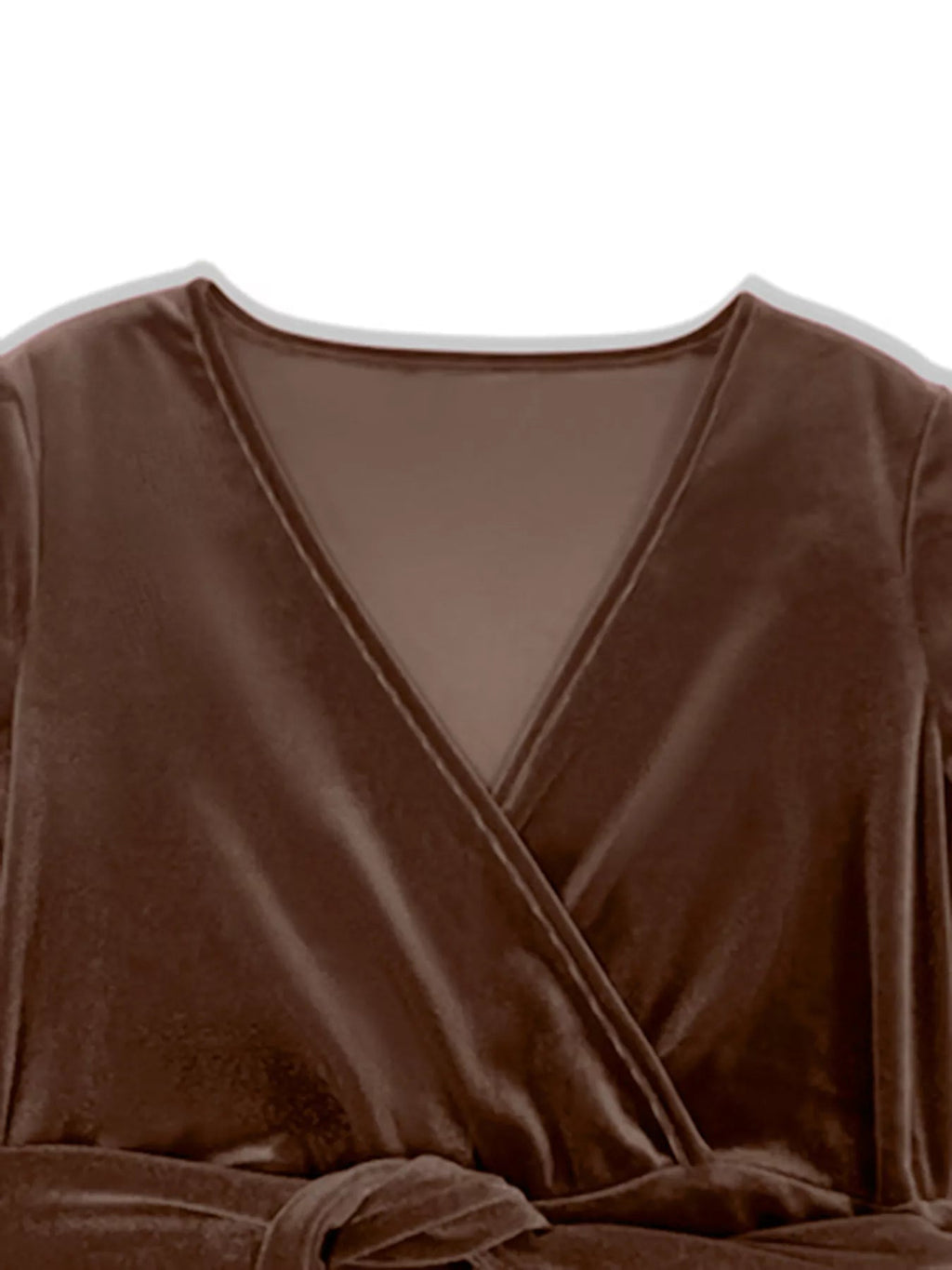 Velvet Long Sleeve Maxi Dress.