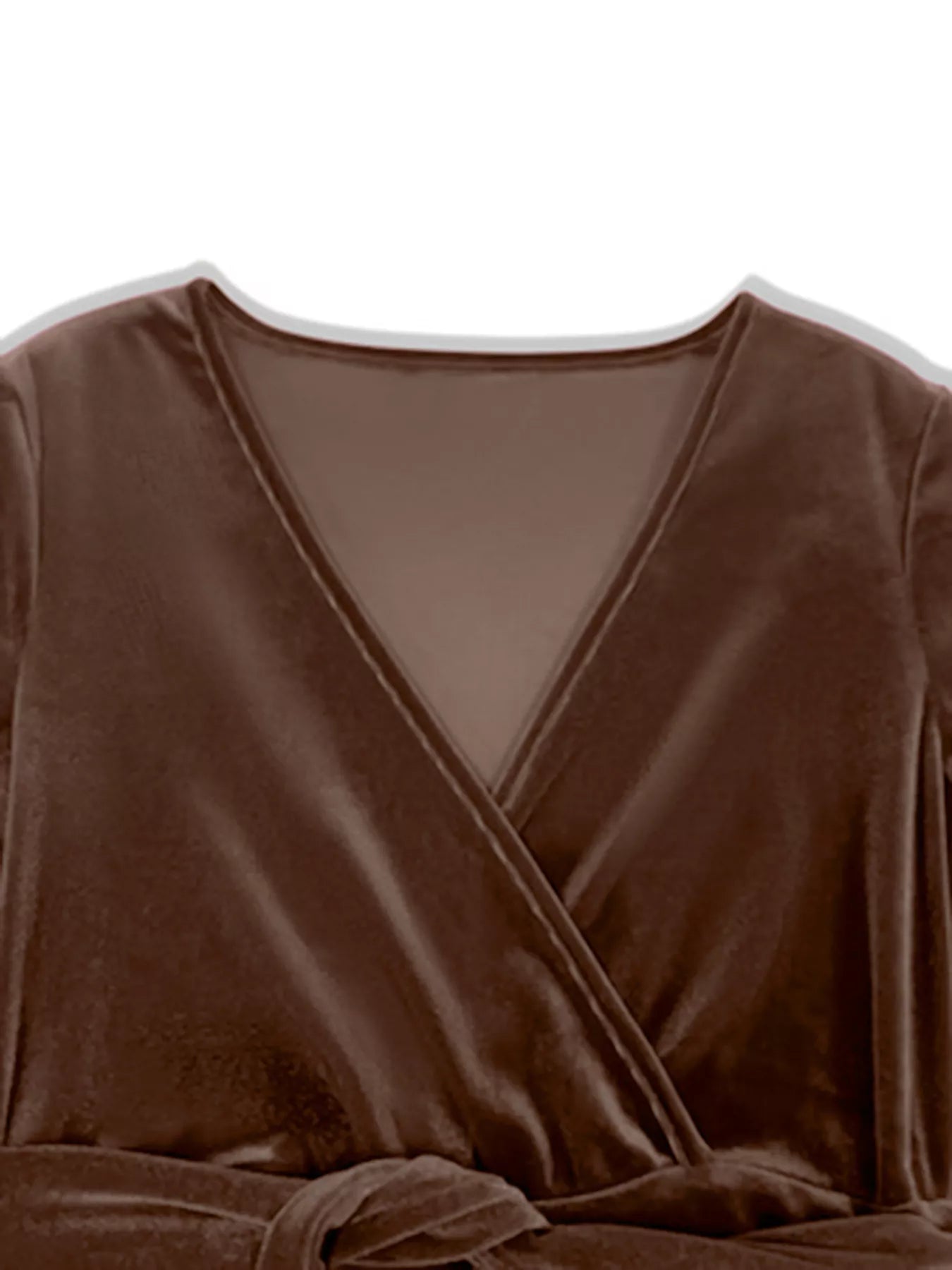 Velvet Long Sleeve Maxi Dress.