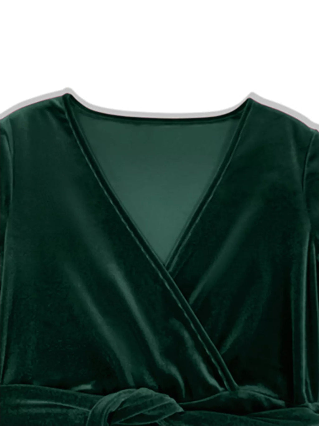 Velvet Long Sleeve Maxi Dress.